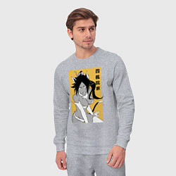 Костюм хлопковый мужской Йоруичи, цвет: меланж — фото 2