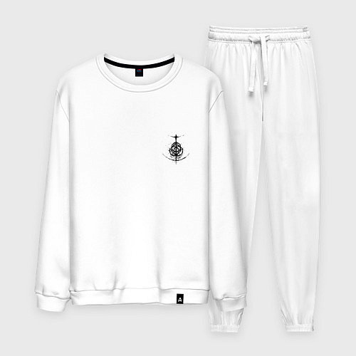 Мужской костюм Знак из Elden Ring - мини / Белый – фото 1