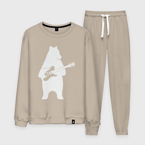 Мужской костюм Мишутка гитарист / Миндальный – фото 1