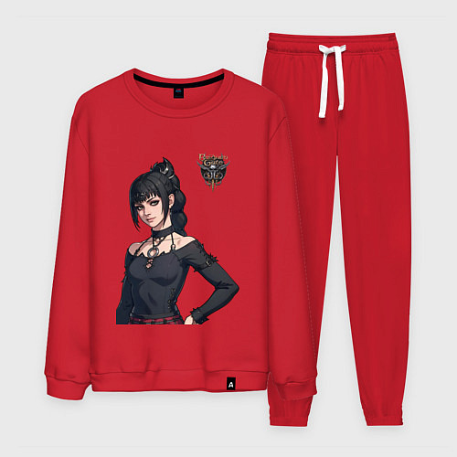 Мужской костюм Shadowheart - балдурс гейт 3 / Красный – фото 1