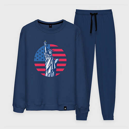 Мужской костюм Statue of Liberty / Тёмно-синий – фото 1