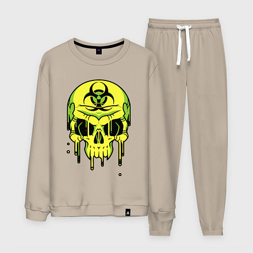 Мужской костюм Biohazard skull / Миндальный – фото 1