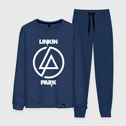 Костюм хлопковый мужской Linkin Park logo, цвет: тёмно-синий