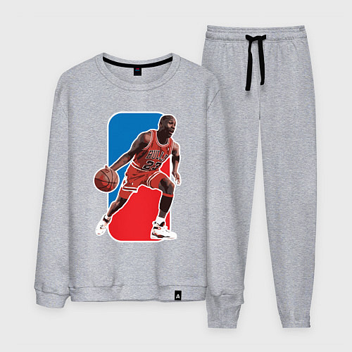 Мужской костюм Jordan play / Меланж – фото 1