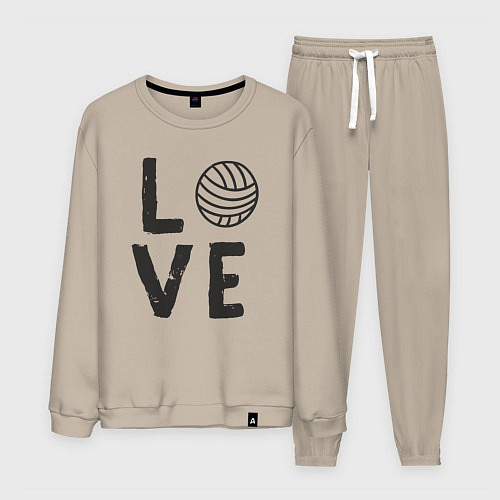 Мужской костюм Lover volleyball / Миндальный – фото 1