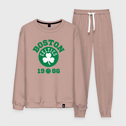 Костюм хлопковый мужской Boston Celtics 1986, цвет: пыльно-розовый