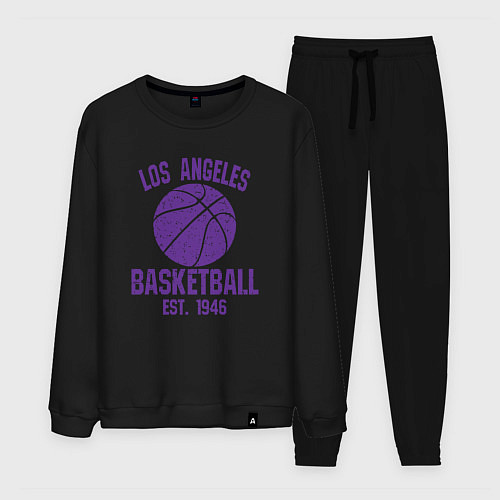 Мужской костюм Basketball Los Angeles / Черный – фото 1