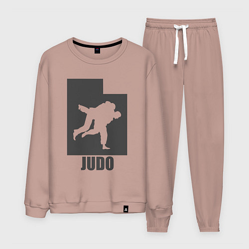 Мужской костюм Дзюдоисты / Пыльно-розовый – фото 1