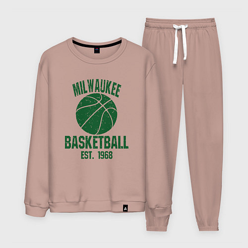 Мужской костюм Milwaukee basketball 1968 / Пыльно-розовый – фото 1