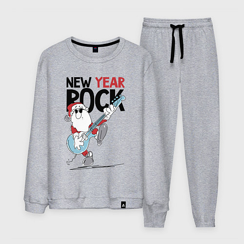 Мужской костюм New year - rock / Меланж – фото 1