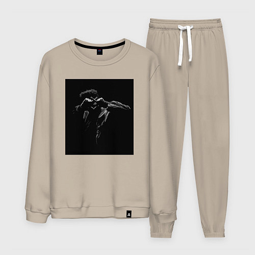 Мужской костюм Xo weeknd / Миндальный – фото 1