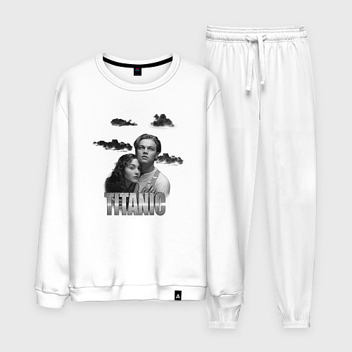 Мужской костюм Титаник из 90-х / Белый – фото 1