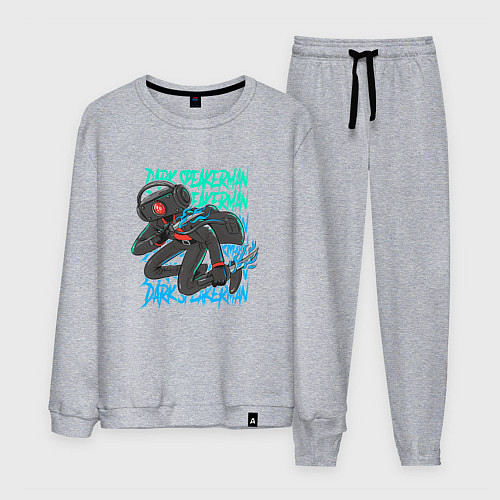 Мужской костюм Dark Speakerman / Меланж – фото 1