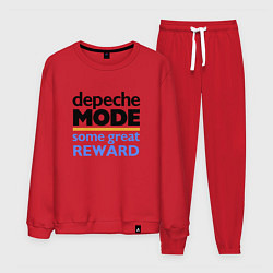 Костюм хлопковый мужской Depeche Mode - Some Great Reward, цвет: красный