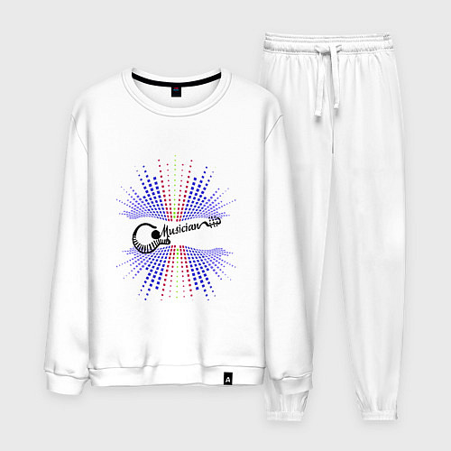 Мужской костюм Музыкант / Белый – фото 1