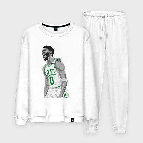 Мужской костюм Tatum Celtics / Белый – фото 1