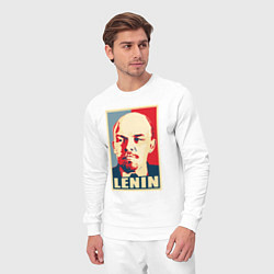 Костюм хлопковый мужской Владимир Ильич Ленин, цвет: белый — фото 2