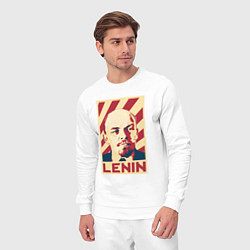 Костюм хлопковый мужской Vladimir Lenin, цвет: белый — фото 2
