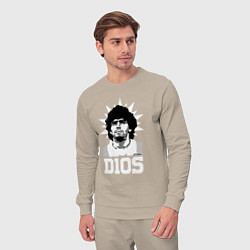 Костюм хлопковый мужской Dios Diego Maradona, цвет: миндальный — фото 2
