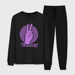 Мужской костюм Victory hand gesture