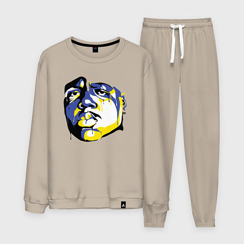 Мужской костюм Rapper Notorious BIG / Миндальный – фото 1