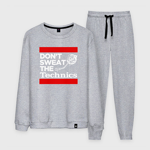 Мужской костюм Dont sweat the Technics / Меланж – фото 1