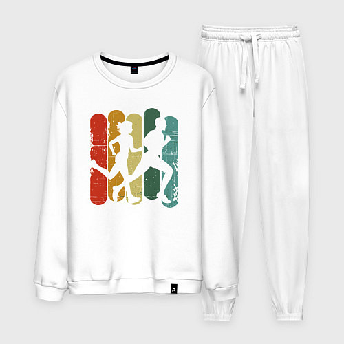 Мужской костюм Бегуны / Белый – фото 1