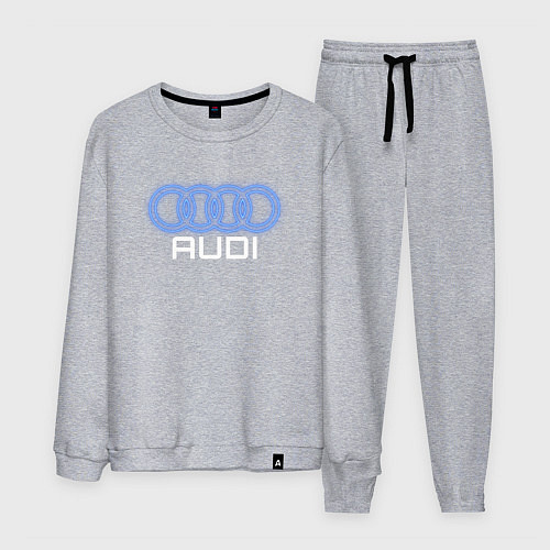 Мужской костюм Audi neon art / Меланж – фото 1