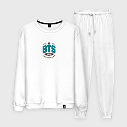 Костюм хлопковый мужской BTS legendary, цвет: белый