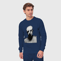 Костюм хлопковый мужской Фото призрака, цвет: тёмно-синий — фото 2