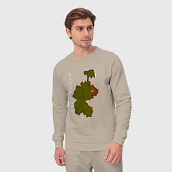 Костюм хлопковый мужской Осетия Владикавказ, цвет: миндальный — фото 2