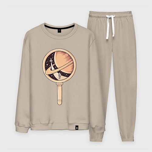 Мужской костюм Космическая мечта / Миндальный – фото 1