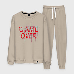 Мужской костюм Надпись - Game over