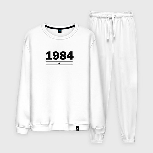 Мужской костюм 1984 со звездой / Белый – фото 1