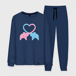 Мужской костюм Elephants love