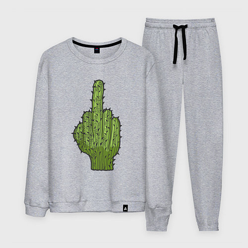 Мужской костюм Cactus fuck / Меланж – фото 1