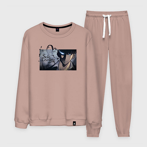 Мужской костюм Сон Чжин У / Пыльно-розовый – фото 1