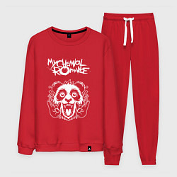 Костюм хлопковый мужской My Chemical Romance rock panda, цвет: красный