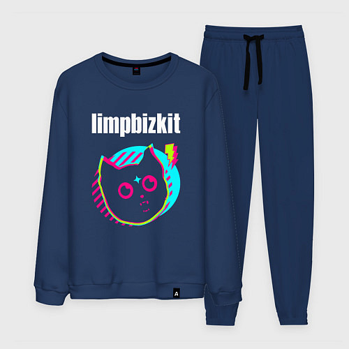 Мужской костюм Limp Bizkit rock star cat / Тёмно-синий – фото 1