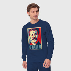 Костюм хлопковый мужской Face Stalin, цвет: тёмно-синий — фото 2
