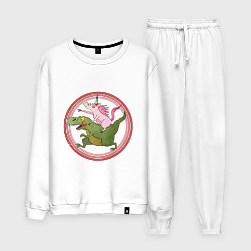 Мужской костюм Вперёд в будущее / Белый – фото 1