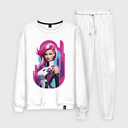 Костюм хлопковый мужской Beauty Barbie - ai art, цвет: белый