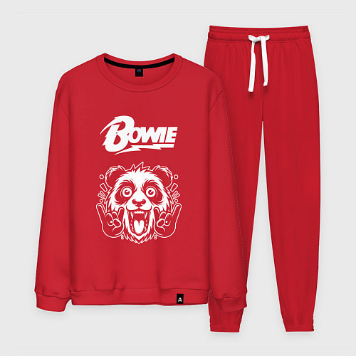 Мужской костюм David Bowie rock panda / Красный – фото 1
