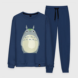 Костюм хлопковый мужской Neighbor Totoro, цвет: тёмно-синий