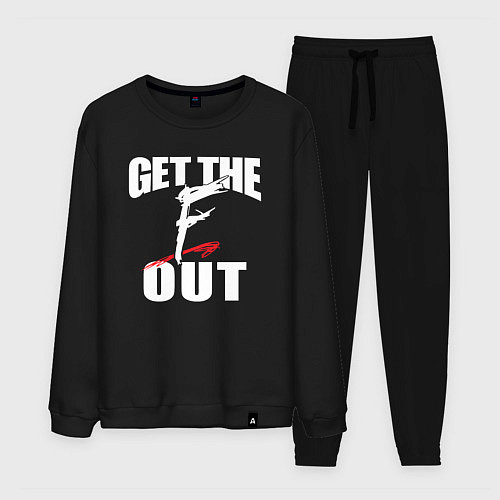 Мужской костюм Wwe Get the F Out / Черный – фото 1