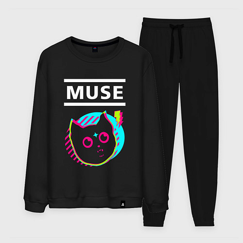 Мужской костюм Muse rock star cat / Черный – фото 1