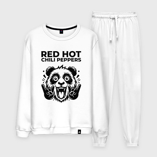 Мужской костюм Red Hot Chili Peppers - rock panda / Белый – фото 1