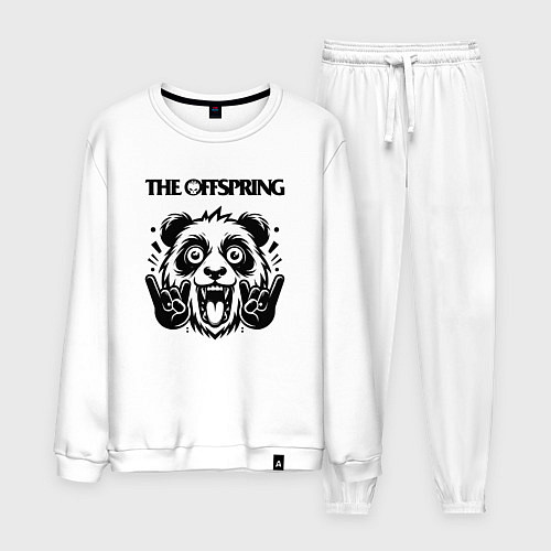 Мужской костюм The Offspring - rock panda / Белый – фото 1
