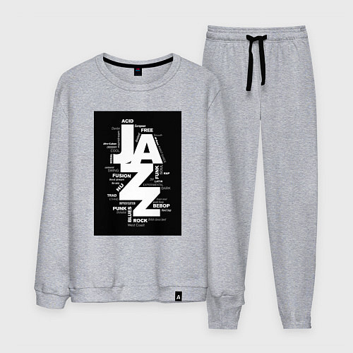 Мужской костюм Джазовые стили / Меланж – фото 1