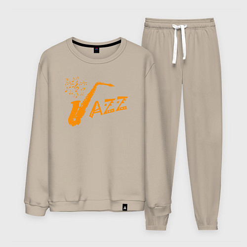 Мужской костюм Jazz sax / Миндальный – фото 1